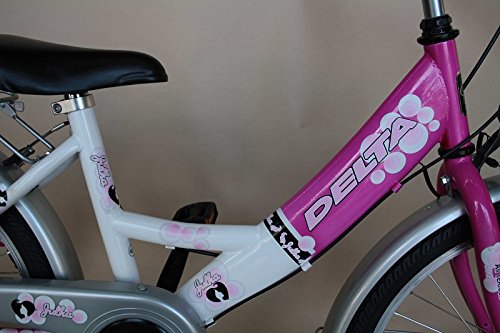 Mädchenfahrrad 20 Zoll Fahrrad Kinderfahrrad 6 Gang Shimano mit Beleuchtung Pink - 3