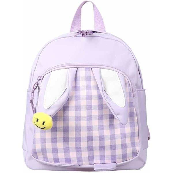 Süßer Kinderrucksack Für Mädchen – Leicht, Robust & Mit Karotten-Anhänger