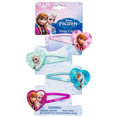 Toy Joy Joy Toy - 755076 - Barrettes - Disney Frozen - 4 motifs