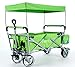 Produktbild IMLEX IM-4265 Bollerwagen Apple-Green mit Achsschenkellenkung und Sonnedach in NEUEN Design mit vielen tollen Features