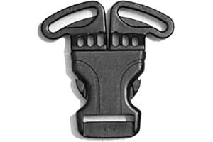 Fitzulam Gurt Kunststoffschnallen für Kinderwagen/Hochstuhl 5-Punkt Sicherheitsgurt 25mm Clip(3-G)