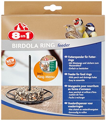 8in1 Birdola Ring Feeder (Futterspender mit Sitzstange für Wildvögel, inklusive Futterring), 130 g - 3
