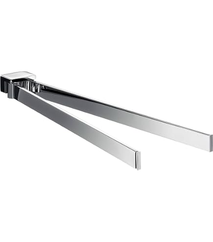 EMCO LOFT Toothbrush Holder - Frosted Crystal Glass With Chrome Wall Mount