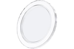 CloudValley Magnetische Basis Kompatibel mit PopSocket & iPhone MagSafe Serie, für Kindle Handygriffen Phone Grips Telefonhalter Basis, Leichte Slim Case Magnetisch Zubehör, Matt Klar