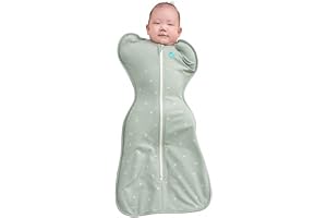 Love To Dream™ Swaddle UP™, liten 3,5–6 kg, olivkvistar, tät passform stöder god sömn, 1,5 tog lämplig året för (18–24 °C) temperatur, maskintvättbar och dubbel dragkedja för enkelt blöjbyte