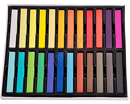24 Farben ungiftige Haartönung, Kalktönung – weiches Pastell Salon-Kit [version:x6.7] by DELIAWINTERFEL - 2