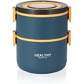 Steel Two Layers 1600 ml Food Food Storage Container Lunchbox (DOES NOT KEEP WARM) Cin563mv