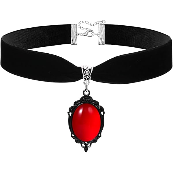 Gothic Spinne Halskette Mit Rubin-Strass – Silberfarben, Verstellbar Ca. 16 Zoll, Perfekt Für Besondere Anlässe