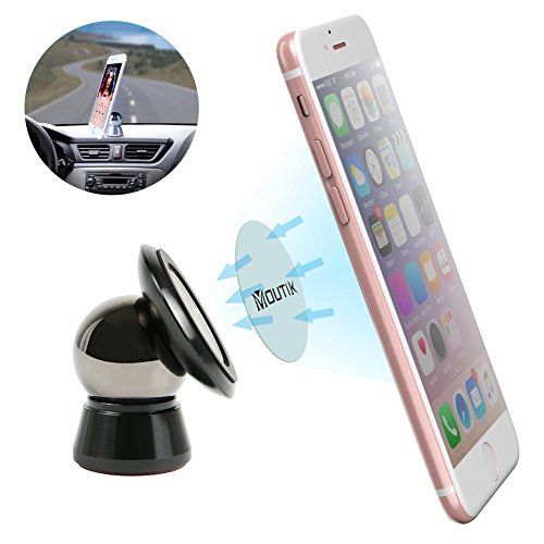 Soporte de Movíl para Coche,Moutik Universal para iPhone 7/6 Smartphone GPS Navegador
