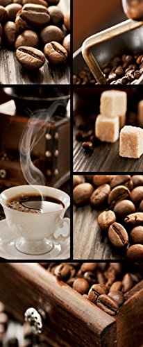 Textilbanner Kaffeegenuss - Kaffee Arabica - Deko Bild - Banner 75x180