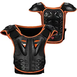 Kids Armor Vest Detachable Body Chest Spine Back tector Vest tective Jacket for Cycling Skating Skiing Skateboarding