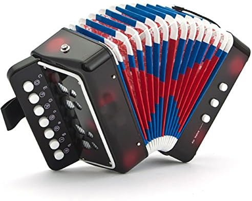 Accordion 7 Button Kids Musical Instruments Easy to Play Great Collection Best Gift