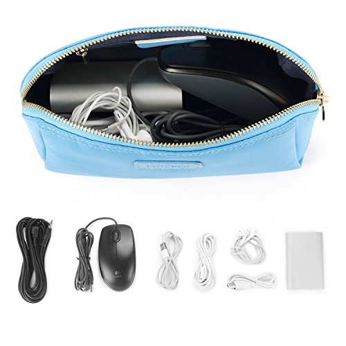 CHICECO Nylon Klein Kosmetiktasche Damen Schminktasche für Handtasche Makeup Tasche - 3