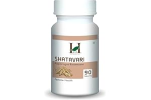 H&C HERBAL INGREDIENTS EXPERT H&C Shatavari Tablets (Asparagus Racemosus) - 350mg, 90 Counts | Women Health Supplement