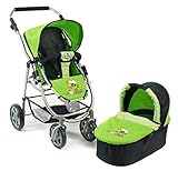 buggy kinderwagen leshp multi kombi-kinderwagen und sportbuggy mit liegefunktion Geeignet für Puppen bis ca. 52 cm