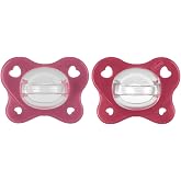 Chicco Gommotto Dual Soft Silicone Pacifier, 16 to 36 Months, Two-Tone Set of Pacifiers with Double Softness, Support Breathi