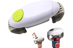 NOLOGO Bocaux Ouvre Automatique, One Touch Jar Opener Outil De Cuisine, Ouvre Boîte Électrique pour Les Personnes Âgées Et Les Personnes Souffrant De L'arthrite, 6.8X2.5inch,green