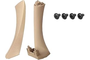 TZYSZDB DWVV E90 E91 Maniglia Interna Porta per BMW 318 320 316 325 328 330 335, Auto Maniglia Portiera Interna per BMW Serie 3 2004-2012(E90 Sinistra,Giallo)