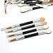 Pinzhi®50pcs Double-ended Disposable Eyeshadow Brush Applicator Dual Sided Oval Sponge Tipped Makeup Tool
