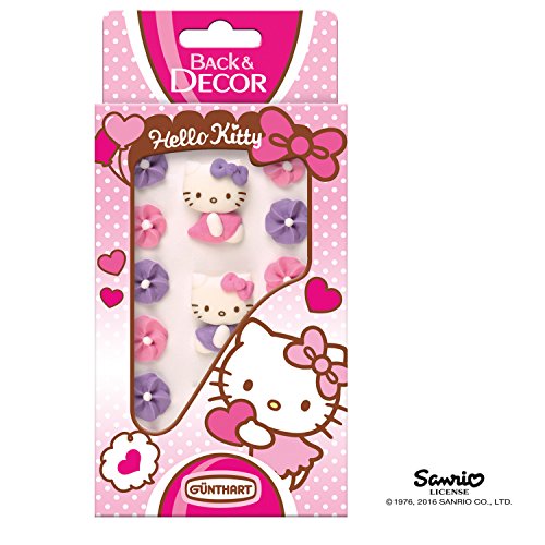 Preisvergleich Produktbild Hello Kitty Zuckerfiguren mit Blumen
