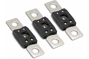 Kofelec Méga fusible à courant élevé, ANM 70A Amp, jusqu'à 58V DC, utilisé pour les voitures, les camions, les bus ou les systèmes audio, paquet de 3 (70A)