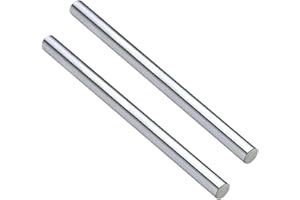 Coavoo 2Pcs linear Motion Rod Straight Round Shaft 12mm x 350mm Diameter:12mm Chrome Rod Metal Rod for CNC and 3D with Good Tolerance