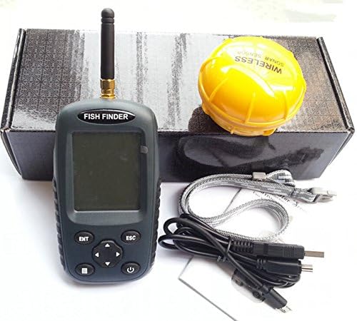 Nueva 2017 Portable Fish Finder, Sonar sensor Fishfinder (Gray)