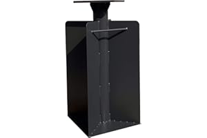 PURPLE LEAF Siège parapluie en tôle d'acier,Socle Souterrainde Parasol, Dalla Parasol Déporté, Pieds de Parasol Pour Parasol Déporté, 28 x 28 x 60.5