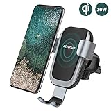 [2-in-1-Funktion] In Kombination mit dem kabellosen Ladegerät und dem Telefonhalter, keine Kabel mehr im Auto, mach dir keine Sorgen, dass dein Handy ausgeschaltet ist, während du GPS verwendest