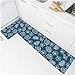 Produktbild ROM Nordic Rug, Non Slip Waterproof Absorbent Soft Modern Simple Chic Chic Multi Colour PVC Leder Plant Druckmatten für Küchenzimmer Hallway,e,17.7 * 71