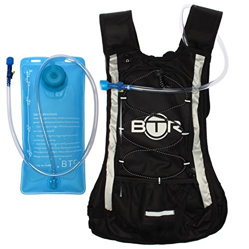 TRINKRUCKSACK & 2L TRINKBLASE für Wasser – unser ORIGINAL BTR Trinksystem mit Trinkblasen-Fach ist ein wasserfester Lauf-Rucksack ideal für Outdoor-Sportarten. Perfekt als Radfahr- oder Jogging-Rucksack – UNTERWEGS TRINKEN!