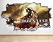 Produktbild Dark Souls 3 2 Smash Vinyl Poster Wohnzimmer Schlafzimmer Wand Aufkleber 3D Kunst Aufkleber, Large (90x52cm)