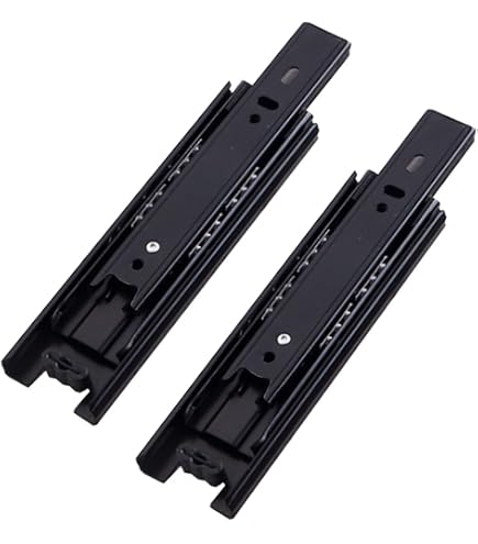 thumbnail image 2 of VEVOR Heavy Duty Drawer Slides 30" Length, Locking Drawer Slides 500lbs Load Capacity Long Full Extension Drawer Slide 1 Pair Side Mount Ball Bearing Drawer Glides Drawer Runners Rail, Drawer Slides 2 of 13