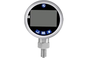 MARANON Digitales hydraulisches Manometer, elektrisches digitales hydraulisches Manometer 400BAR 0-40 MPa 10000PSI LCD-Display mit G1/4-Anschluss