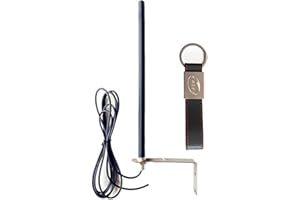 KASER Antenne Universelle 433,92 MHz pour Portail Automatique Récepteurs et Automatisation Complet avec Support et Câble Blindé