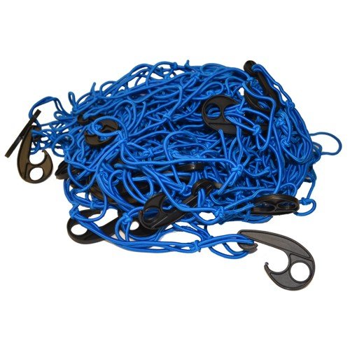 Preisvergleich Produktbild Elastisches Sicherungsnetz Anhängernetz mit 28 Haltern mit Ösenführung 152 x 198 cm