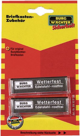 Preisvergleich Produktbild Burg Wächter Fenster für Briefkasten BK 92 F SB