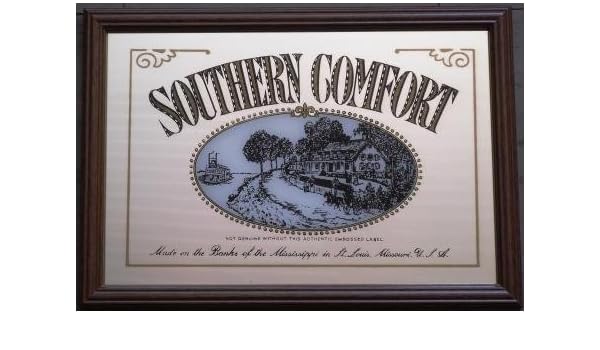 Southern Comfort Large Mirror Amazon Co Uk Kitchen Home