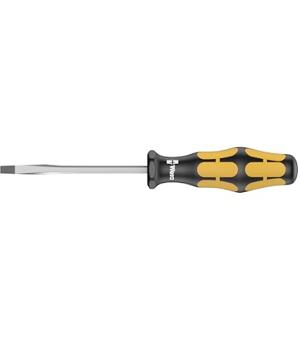FACOM Schraubendreher Mit Holzgriff – Für Schlitzschrauben 2,5x14 Mm, 250 Mm Klingenlänge, Sechskant, ATHH.14X250