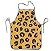 Produktbild dhdhgdfj Schürzen Küchenschürze Aprons Leopard Print Animal Grain Apron Kitchen Bib Print Kitchen Apron for Gardening Waterproof Durable and Suit for Men Women Creative Design Bib Pink Cooking Grilli
