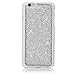 Produktbild Xtra-Funky Reihe iPhone 7/8 Kristallrhinestone-Felsen harter Fall mit Sekt Diamante Kanten und Chrom-Rim - Weiß