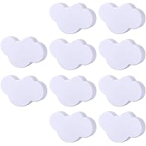 Pomelli Per Mobili A Forma Di Nuvola - 10 Pezzi In Gomma Per Bambini | Light Blue Per Cameretta - Foto 1