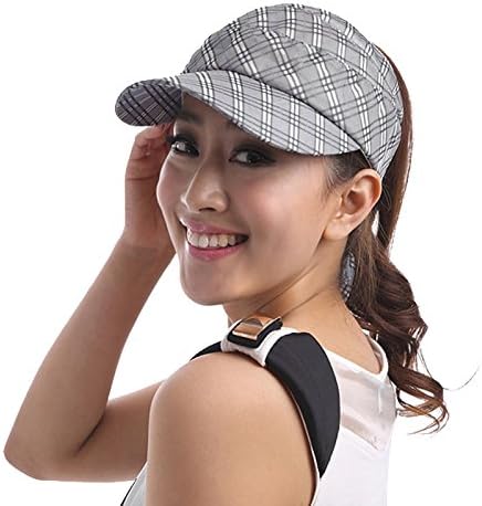 Cap children spring and summer sun hats female UV hats outdoor sports hats Visor Chun adjustable Grid Carbon