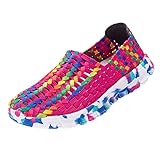 Frauen Damen Laufschuhe Atmungsaktiv Turnschuhe SchnüRer Sportschuhe Sneaker StraßEnlaufschuhe Schuhe Luftkissenschuhe Joggingschuhe Freizeitschuhe 35-40(Pink,37 EU)