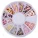 EOZY Pack of a Wheel Sweet Shape Polymer Clay Fimo 3D Nail Art Tips Cellphone DIY Decoration Decal Stickers Pro Set-12 Colors