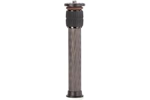 Leofoto Center Column, Add-On Tripod Extension, Carbon Fiber, Adjustable 2 Sections, Convertible Screw Stud, 3/8" Mounting Thread, 4 (DC-282C)