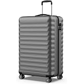 NUMADA - Large Travel Suitcase 25 kg Upfly 28' ABS (75 x 49 x 29 cm) with Combination Lock and 4 360 Double Wheels | Heavy Du