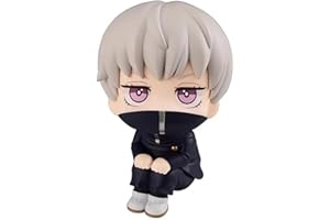 XESAGSNV Desktop Decorative Ornaments, Jujutsu Kaisen Anime Ornaments, Geto Suguru Figurines, Looking Up, Sitting in the Palm, Anime Ornament Models, Cake Decorations (Inumaki Toge)