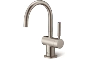 InSinkErator f-hc3300sn Verwöhnen Modern sofort heißes und kaltes Wasser Spender, Satin Nickel Modern 9.25 x 3.60 x 5.25 inches Satin/Nickelfarben