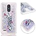 Produktbild Everainy Kompatibel für LG K8 2018/LG K9 Hülle Silikon Transparent 3D Flüssig Glitzer Durchsichtig Stoßstange Gummi Cover LG K8 2018/LG K9 Liquid Stoßfest Hüllen Handyhülle Schutzhülle (Smile)